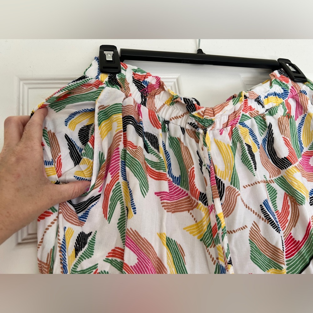 Jane + Delancey Colorful Tropical Monstera Print Two-Piece Set - Picture 7 of 8